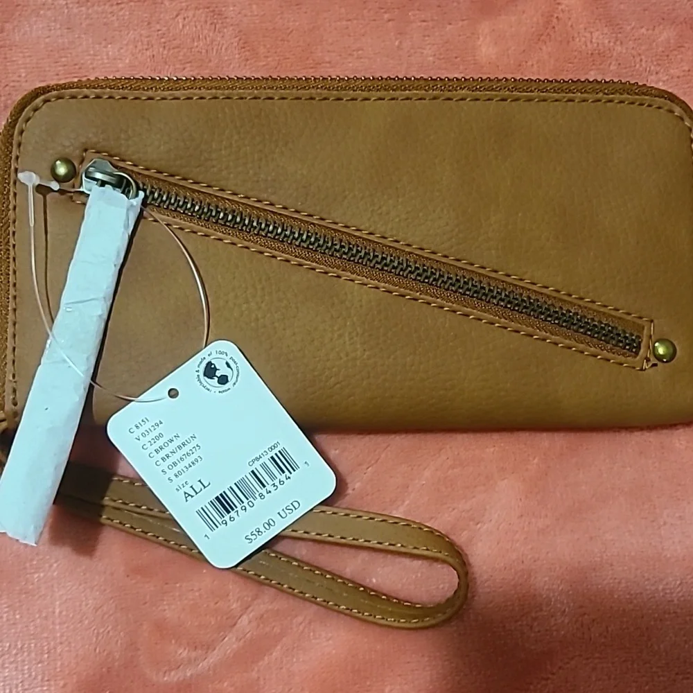 Free People 100% Vegan Leather Clutch